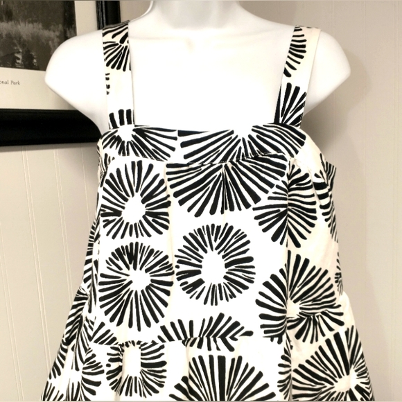 Loft (Firework) Maxi Tiered Linen Blend Square Neckline Sundress Size XS - Picture 2 of 9